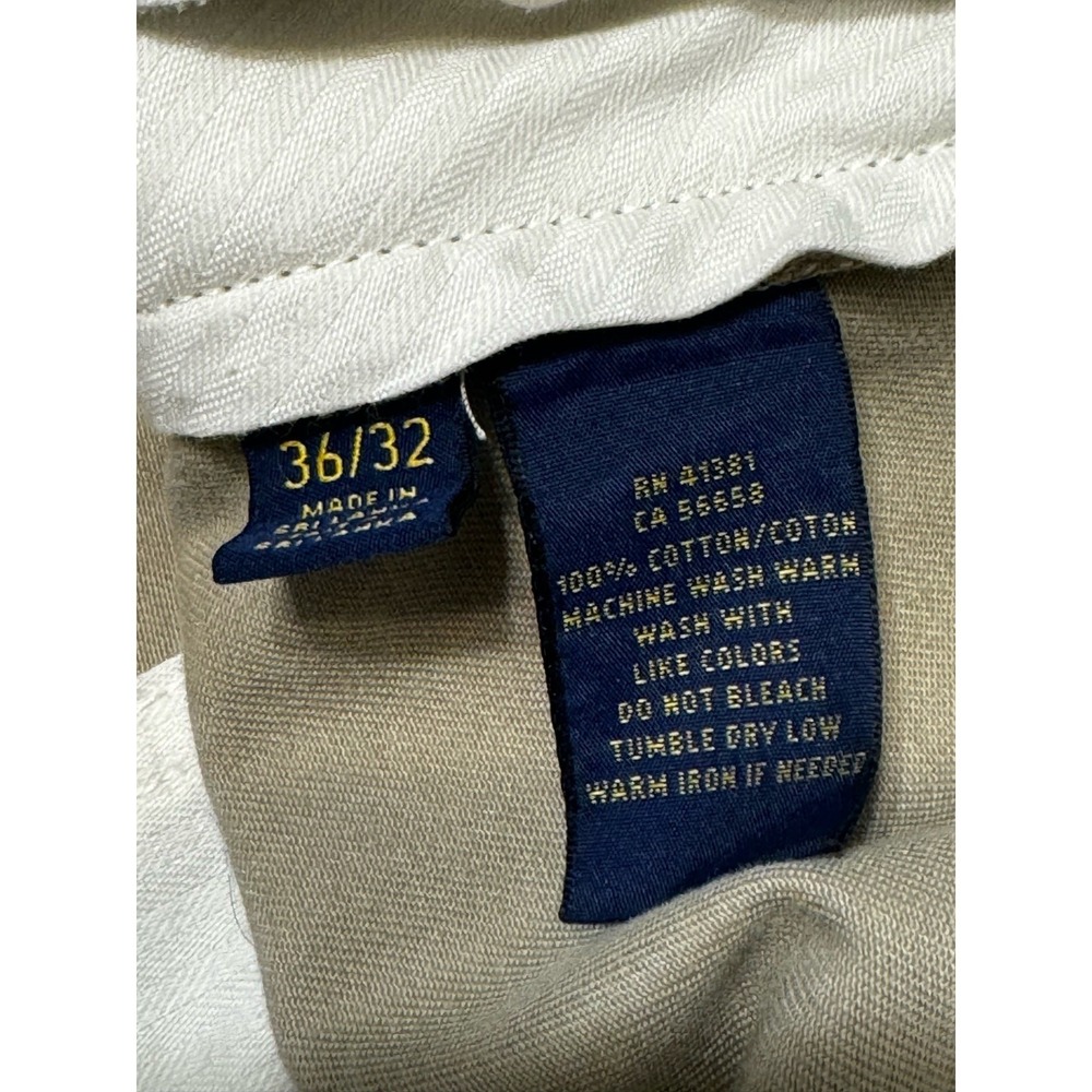 Polo Ralph Lauren Mens Khaki Pants‎ Chinos Casual Cotton Blend Trousers - Picture 8 of 9